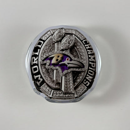 2012 Baltimore Ravens Championship Ring Device Grip