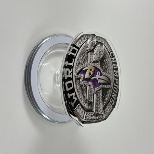 2012 Baltimore Ravens Championship Ring Device Grip