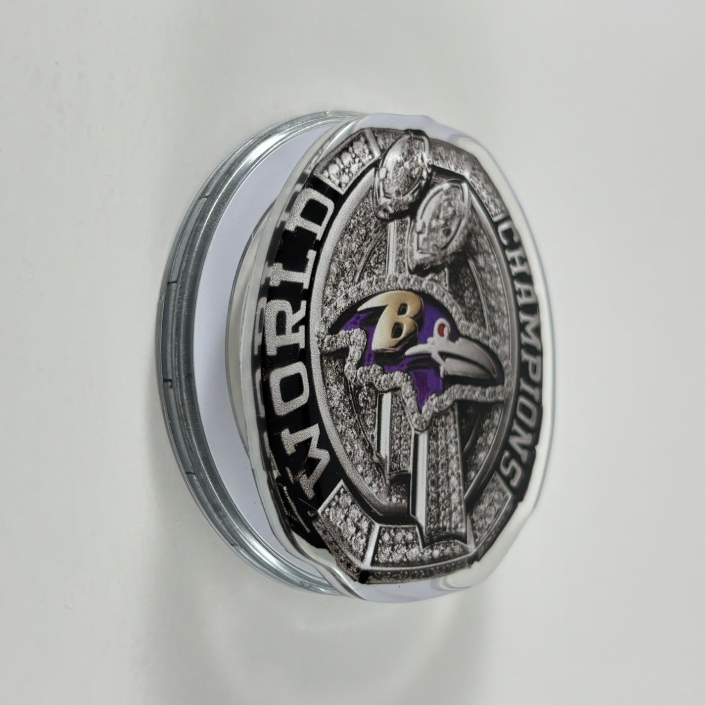 2012 Baltimore Ravens Championship Ring Device Grip