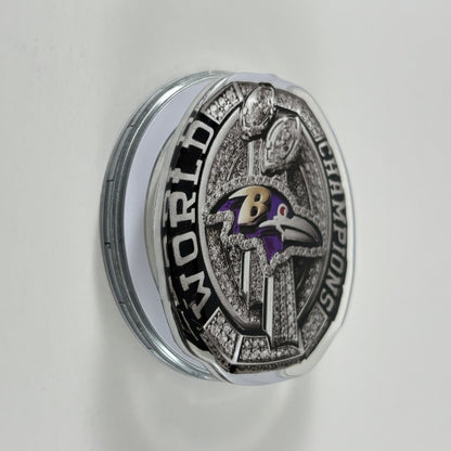 2012 Baltimore Ravens Championship Ring Device Grip