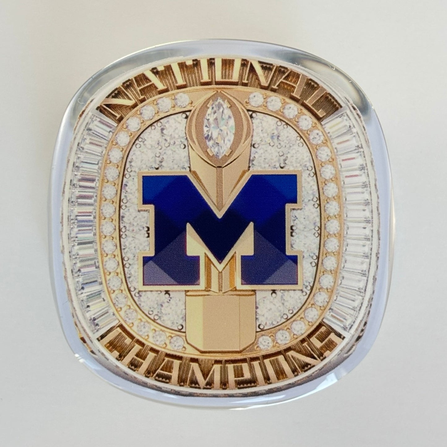 2023 Michigan Wolverines Championship Ring Device Grip