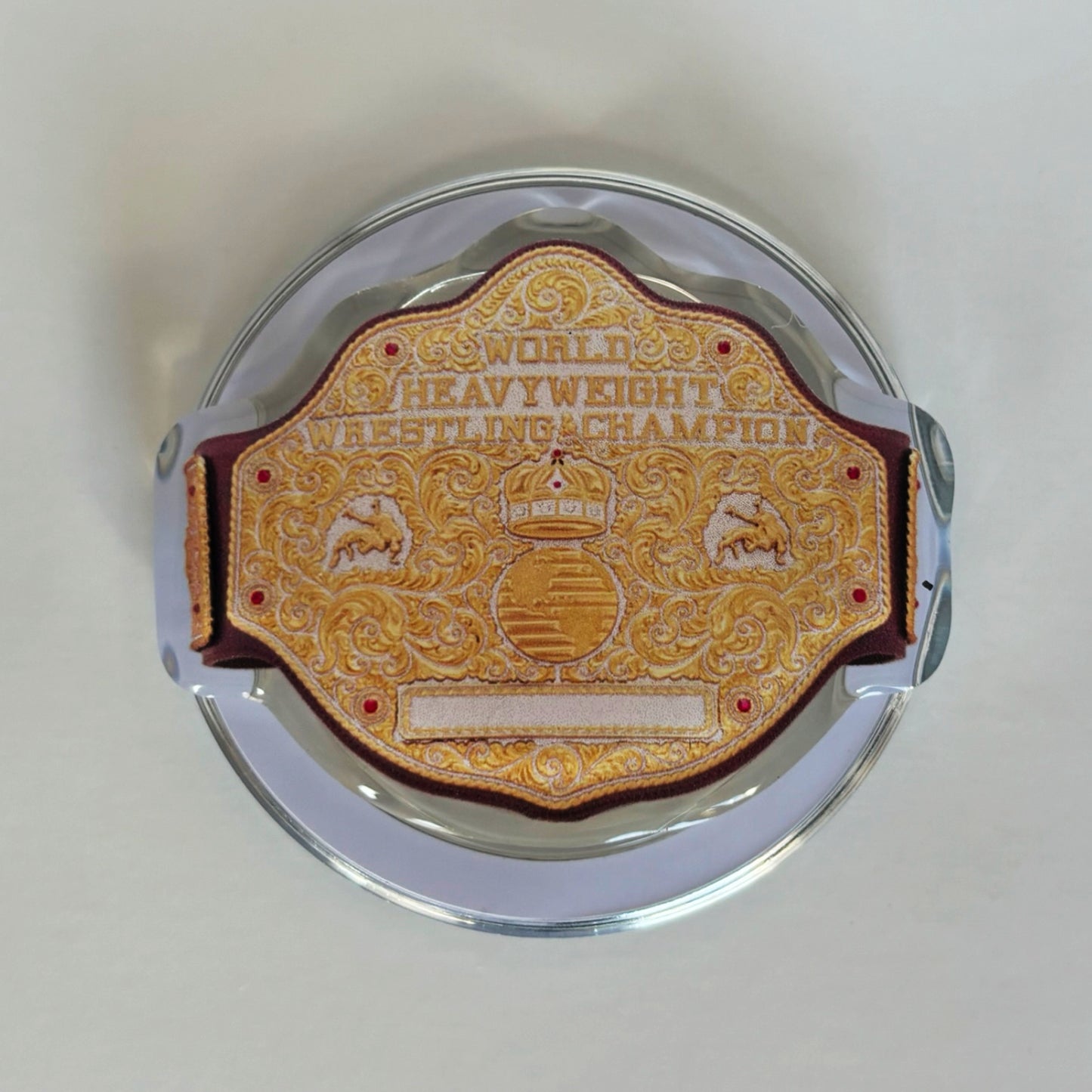 WWE Big Gold World Heavyweight Championship Title Belt Device Grip