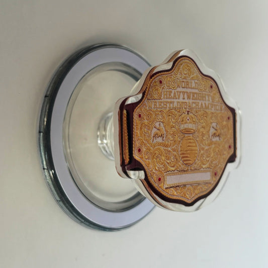 WWE Big Gold World Heavyweight Championship Title Belt Device Grip