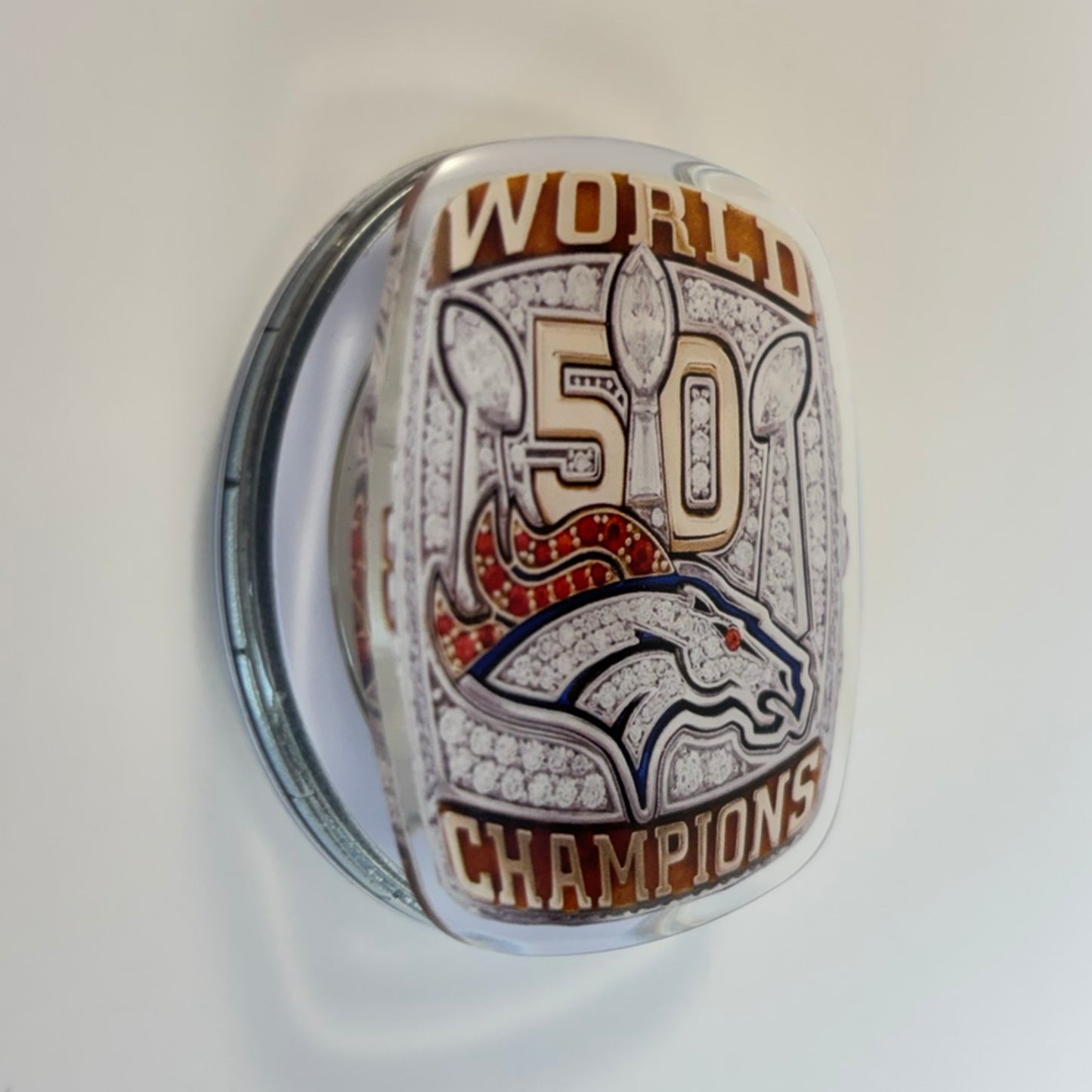 2015 Denver Broncos Championship Ring Device Grip