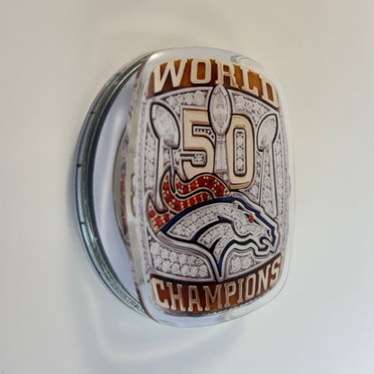 2015 Denver Broncos Championship Ring Device Grip