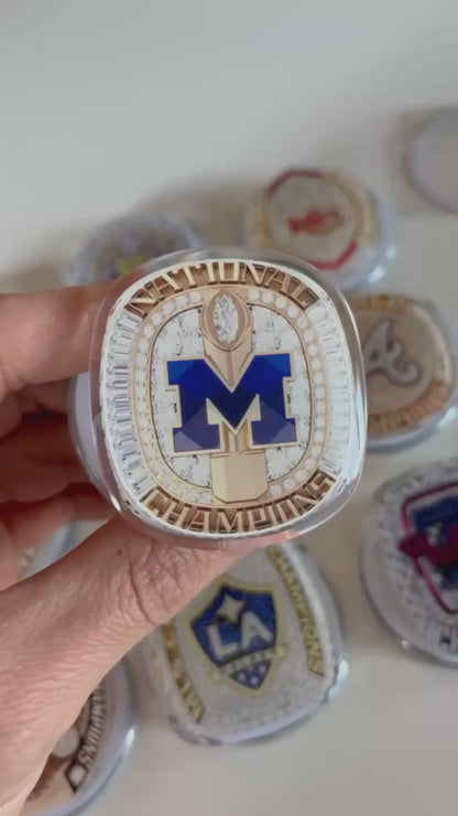 2023 Michigan Wolverines Championship Ring Device Grip