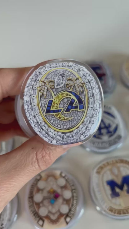 2022 Los Angeles Rams Super Bowl Ring Device Grip