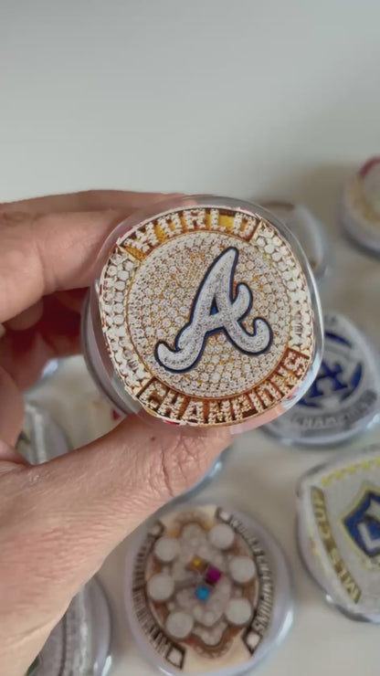 2021 Atlanta Braves Championship Ring Device Grip