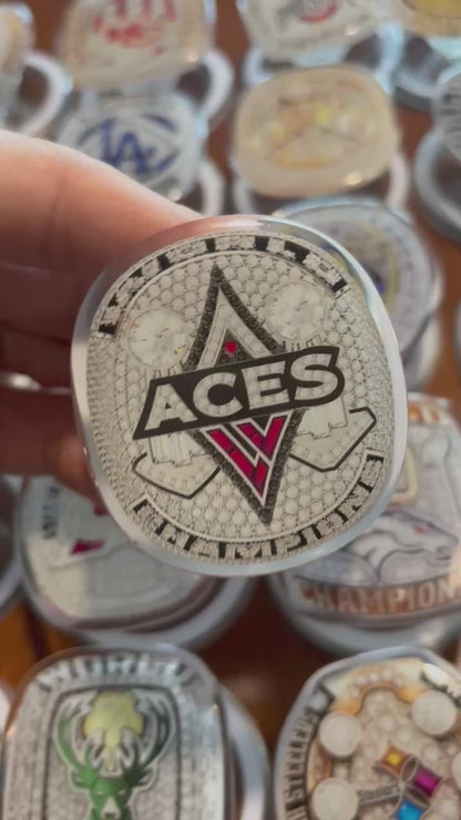 2023 Las Vegas Aces Championship Ring Device Grip
