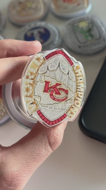 2024 Kansas City Chiefs Super Bowl Ring Device Grip