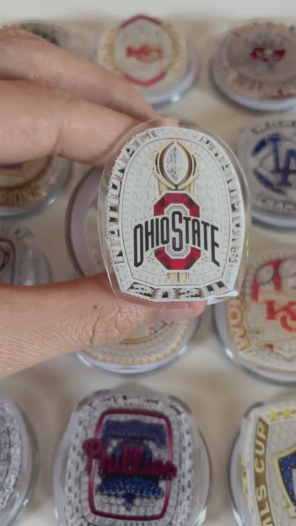 2024 Ohio State Championship Ring Device Grip