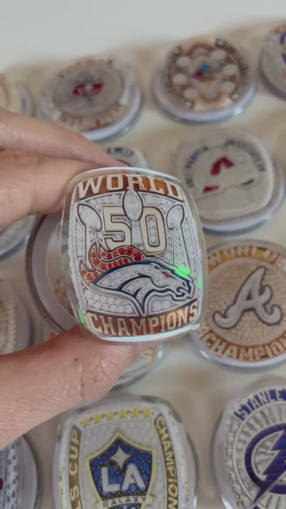 2015 Denver Broncos Championship Ring Device Grip