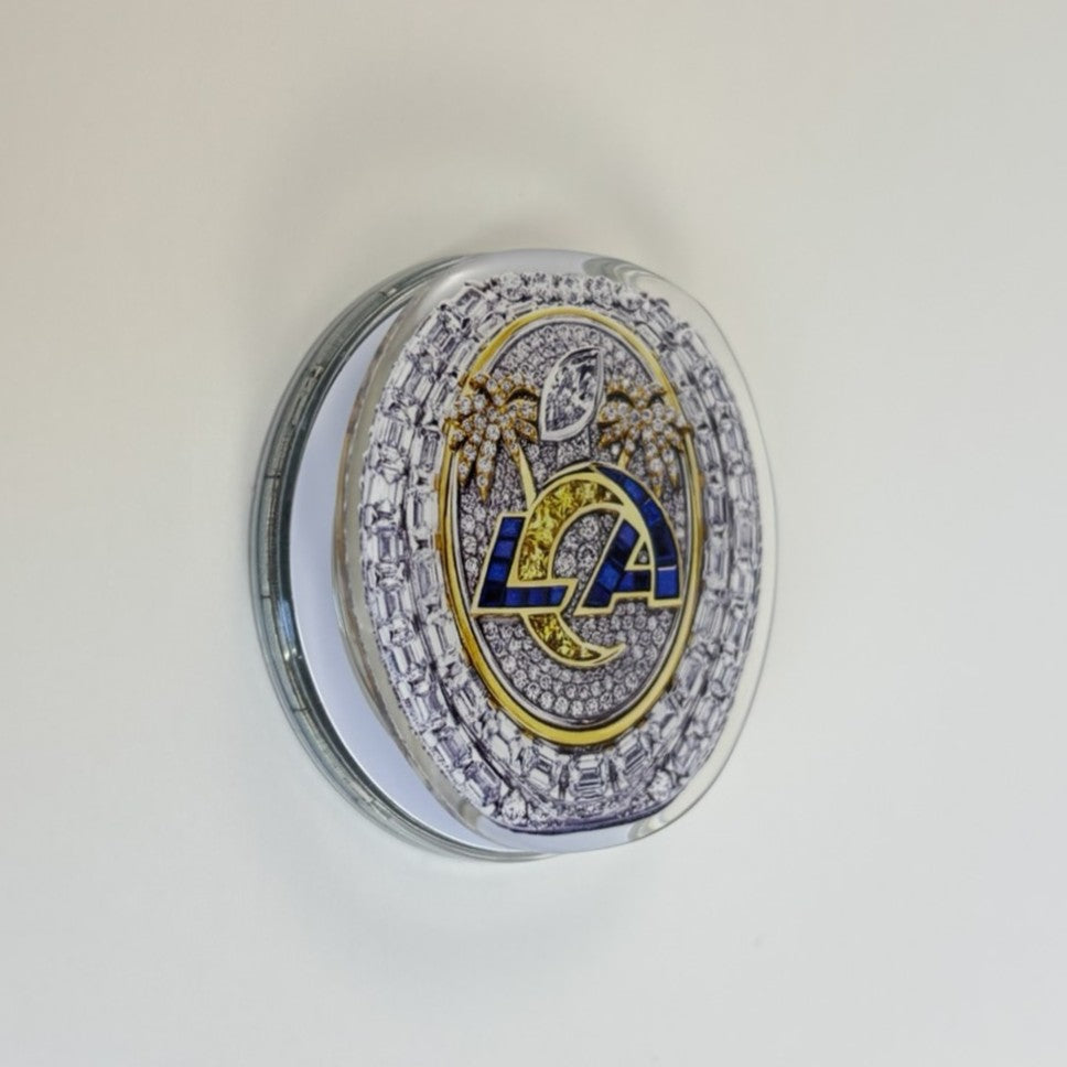 2022 Los Angeles Rams Super Bowl Ring Device Grip